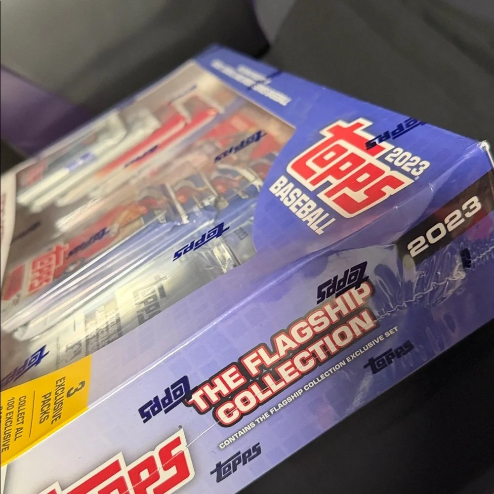 2023 Topps Baseball Flagship Collection Series 1 2 & Update EXCLUSIVE SEALED BOX